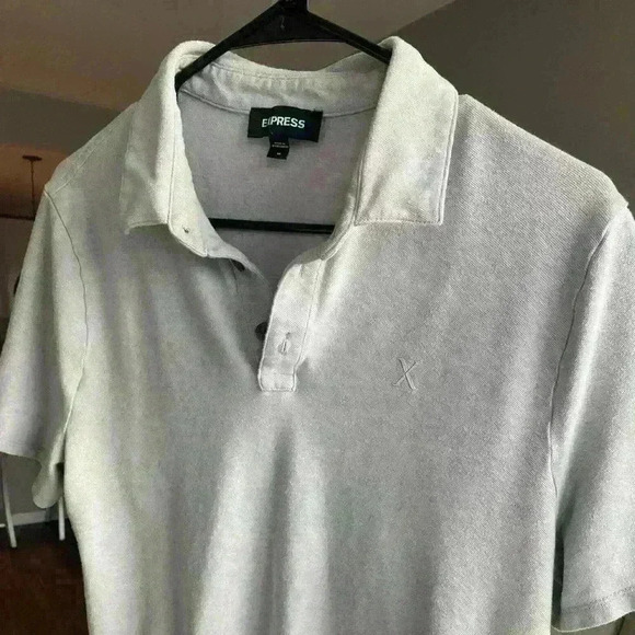 Express M Gray Polo - Picture 2 of 4